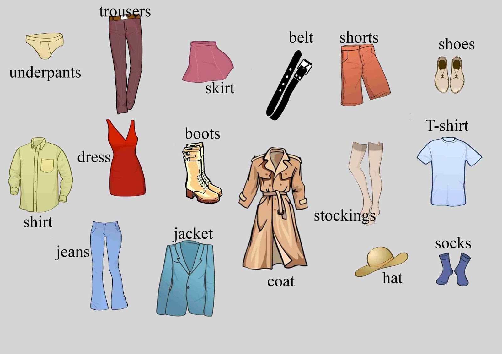 Quần áo là chủ đề gần gũi giúp trẻ học tiếng Anh hiệu quả