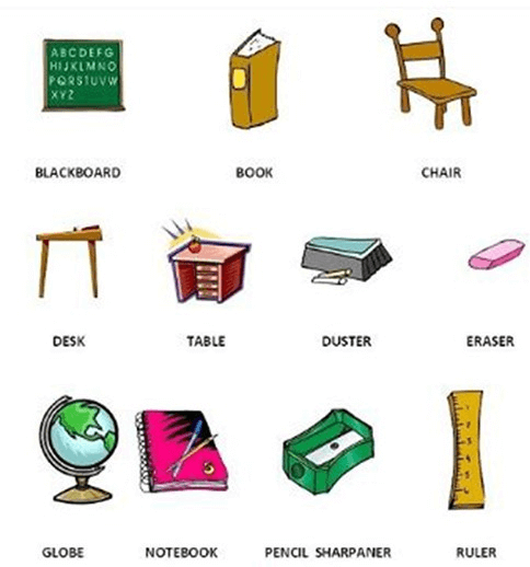 Giúp trẻ gọi tên những đồ vật quen thuộc bằng tiếng Anh